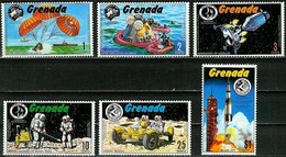 GRENADA..1971..Michel # 406-411...MLH. - Grenade (...-1974)