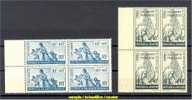 FRENCH COLONIES 1943-44 2 SEMIPOSTALS, NEVER HINGED BLOCKS Of 4 **! - Andere & Zonder Classificatie