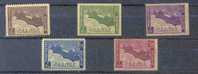 Belgie Ocb Nr :  249 - 253 * Met Scharnier ( Zie Scan) - Unused Stamps