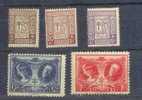 Belgie Ocb Nr : 240 - 244 * Met Scharnier (zie Scan) - Unused Stamps