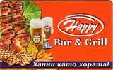 BULGARIE BAR GRILL BIERE SUPERBE 100U A PUCE SHIPCARD - Lebensmittel