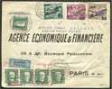 CZECHOSLOVAKIA: FULL SET ON NON-PHILATELIC AIRPOST COVER TO PARIS 1930 - Other & Unclassified