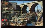 Jolie CP Bouches Du Rhône Marseille Vallon Des Auffes Pêcheurs Ramendant Leurs Filets Barques Pont - écrite 11-5-64 - Endoume, Roucas, Corniche, Spiaggia