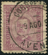 Pays : 394,02 (Portugal : Charles Ier)  Yvert Et Tellier N° :   67 (B) (o) - Used Stamps