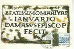 J0107 Saint Damase 768 Vatican 1984 FDC Premier Jour Carte Maximum - Brieven En Documenten