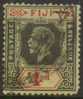 FIJI -  1922 4d King George V. Scott 100. Used - Fiji (1970-...)