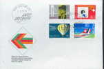 MONGOLFIERES FDC SUISSE 1979 + AVIATION - Airships