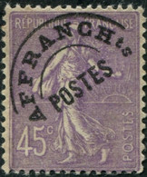 Pays : 189,03 (France : 3e République)  Yvert Et Tellier N° : Préo  46 (o) - 1893-1947