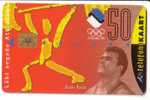 USED ESTONIA PHONECARD 1996 - ET0035 -  Olympic Winner - Jaan Talts - Estland