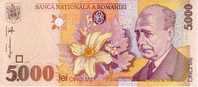 ROUMANIE   5 000 Lei  Daté De 1998  Pick 107  ***** UNC  BANKNOTE ***** - Romania