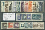 FRANCE Année Complète 1952 * ( Avec Charnière )    Cote: 70 € - 1950-1959