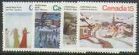 Canada - 1974 Christmas. Scott 650-3. Mint Hinged - Andere & Zonder Classificatie