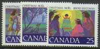 Canada - 1977 Christmas. Scott 741-3. Mint Hinged - Other & Unclassified