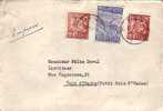 Lettre Expresse De 1948 Avec Timbres COB Exportations N° 762 (2x) Et 765 - 1948 Esportazione