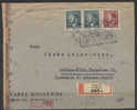 132 - GERMANIA , BOEMIA E MORAVIA , PRAGA  4/7/1943  RACCOMANDATA - Cartas & Documentos