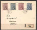 138 - GERMANIA , BOEMIA E MORAVIA , PRAGA  31/12/1942 RACCOMANDATA - Brieven En Documenten