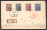 144 - GERMANIA , BOEMIA E MORAVIA , PRAGA  20/4/1942  RACCOMANDATA - Briefe U. Dokumente