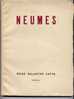 René Salvator CATTA, Poèmes Dédicacés « Neumes », 1945 - Französische Autoren