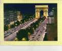 75 - Paris -Avenue Des Champs-Elysées, Arc De Triomphe,nuit -Citroen 2CV, DS - CPM Couleur Années 70 - Ed Chantal N° 634 - Champs-Elysées