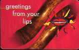 RSA Used Telephonecard "Greetings From Your Lips" Code Tnbg - Afrique Du Sud