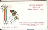 Lake Placid 1980 - JO - Belle Pochette Avec 9 Enveloppes Avec Oblitérations US Des Jeux - Winter 1980: Lake Placid