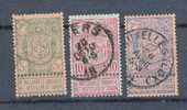 Belgie Ocb Nr : 68 - 70  Gestempeld (zie Scan) Lot 6 - 1894-1896 Expositions