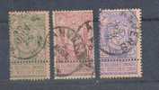 Belgie Ocb Nr : 68 - 70  Gestempeld (zie Scan) Lot 7 - 1894-1896 Expositions