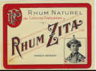 627/ ETIQUETTE DE RHUM   ZITA - Rum