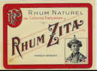627/ ETIQUETTE DE RHUM   ZITA - Rhum