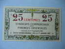 PYRENNEES ORIENTALES 0.25 CT DU 01/09/1918 QUASI NEUF - Bonos