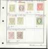 AUSTRIA, GROUP UNUSED STAMPS ON OLD APPROVAL PAGE - Collections
