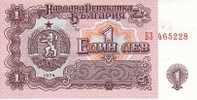 BULGARIE   1 Leva   Daté De 1974   Pick 93a    ****** BILLET  NEUF ****** - Bulgarien