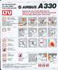 SICHERHEITSKARTE/FOR YOUR SAFTY: AIRBUS A330 LTU, USADO - GEBRAUCHT - Safety Cards