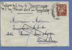 762 Op Brief Verzonden Van NESSONVAUX Naar BRUSSEL, Stempel RETOUR - 1948 Exportation