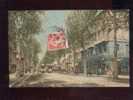 001892 Nice Avenue De La Gare édit.picard Colorisée Animée Magasin Tramway Belle Carte - Stadsverkeer - Auto, Bus En Tram