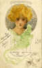 RAPHAEL KIRCHNER < ART NOUVEAU - VOYAGEE 1901 - ARTIST SIGNED - ART NOVA - Kirchner, Raphael