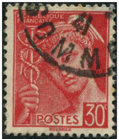 Pays : 189,03 (France : 3e République)  Yvert Et Tellier N° :  412 (o)  Type I - 1938-42 Mercure