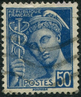 Pays : 189,03 (France : 3e République)  Yvert Et Tellier N° :  414 A (o) - 1938-42 Mercure