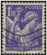 Pays : 189,05 (France : Gvt Provisoire)  Yvert Et Tellier N° :  651 (o) - 1939-44 Iris