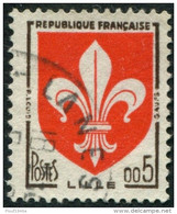 Pays : 189,07 (France : 5e République)  Yvert Et Tellier N° : 1230 (o) - 1941-66 Escudos Y Blasones
