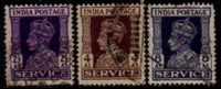 INDIA   Scott # O 105-12 F-VF USED - Dienstmarken