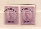 BULGARIA    CREECE - THRACE OCCIDENTALE ERROR - Imperforated + Invert/overprint Pair-* - Errors, Freaks & Oddities (EFO)