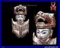 - Figure D’autel Domestique Birman  / Great Burmese Figure From The Court - Holz