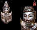 - Figure D’autel Domestique Birman II/ Great Burmese Figure From The Court II - Wood