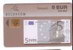 Belgium - Money - Banknote - Bill - Banknotes - Billet - Bank Note - Bills - Notes - 5.EURO - Mit Chip