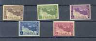 Belgie Ocb Nr :  249 - 253 * Met Scharnier (zie Scan) Lot 2 - Unused Stamps