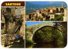 {19578} 20 2A Corse Sartene , Multivues . Pont , Attelage , Vue Générale - Sartene
