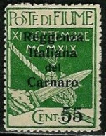 FIUME ( CARNARO )..1920..Michel # 12...MLH...MiCV - 45 Euro. - Fiume