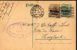 P155-006 - Entier Postal - Carte Postale Occupation Allemande N° 6 - 5 Cent. Sur 5 Pfennig Vert Sur Chamois Du 15-IV-191 - Army: Belgium