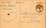 P155-010 - Entier Postal - Carte Postale Occupation Allemande N° 10 - 8 Cent. Sur 7.5 Pfennig Orange De XI-1916 - Belgisch Leger